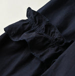 45R Indigo Batiste Tiered M-Dress