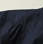 45R Indigo Batiste Tiered M-Dress
