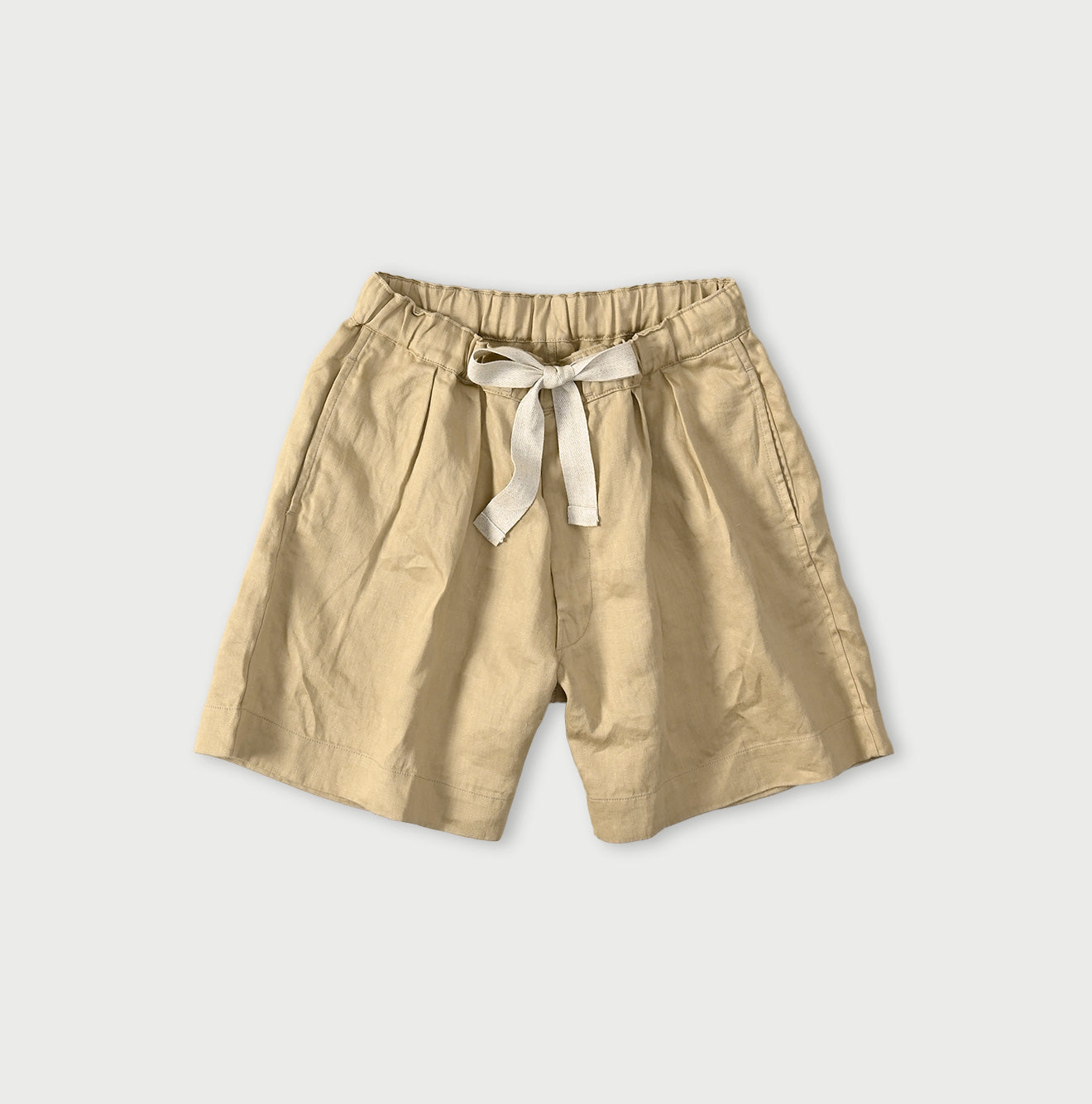 Linen Sateen Easy Short Pants - Image 2