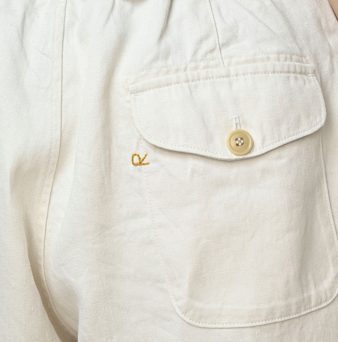 Linen Sateen Easy Short Pants - Image 11