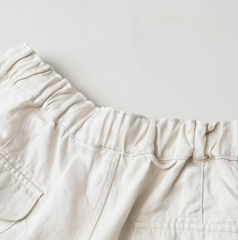 Linen Sateen Easy Short Pants - Image 16