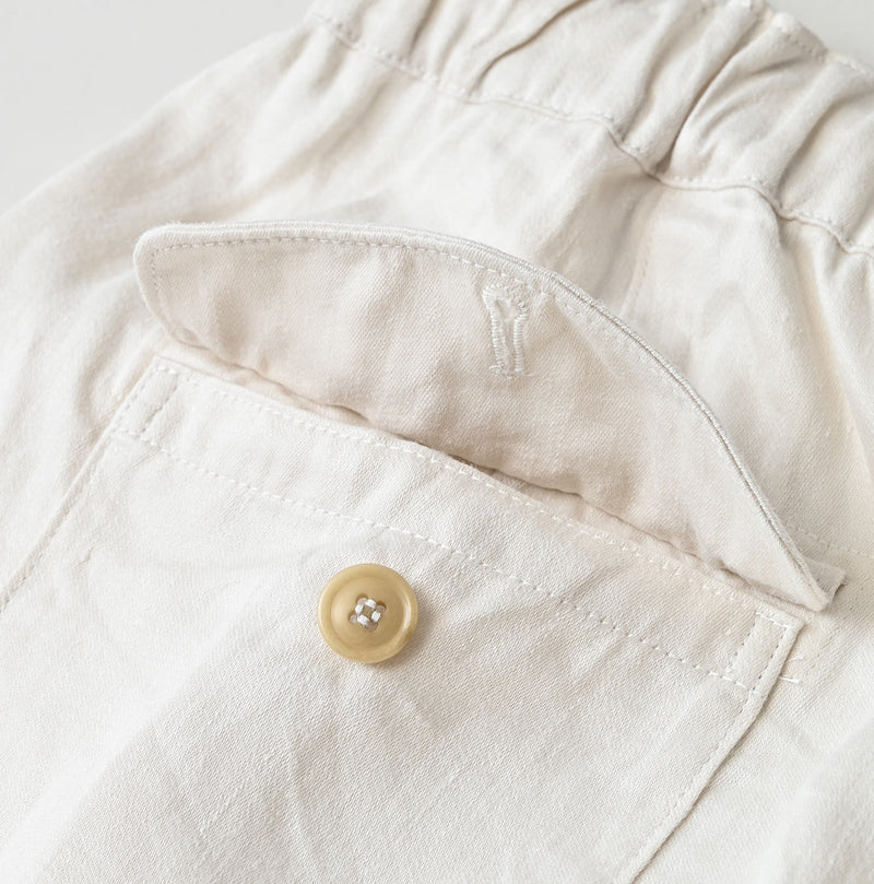 Linen Sateen Easy Short Pants - Image 17
