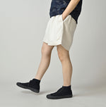 Linen Sateen Easy Short Pants
