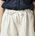 Linen Sateen Easy Short Pants