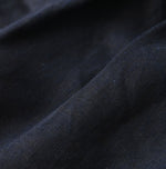 Indigo Linen Sateen Easy Short Pants