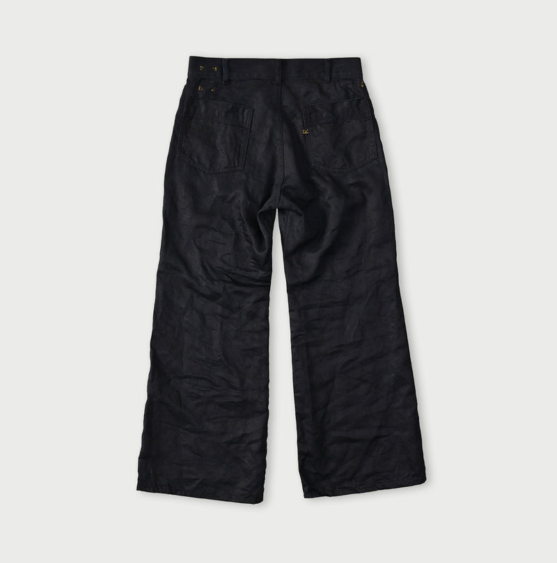 Indigo Linen Sateen Hippie Bachihime - Image 10