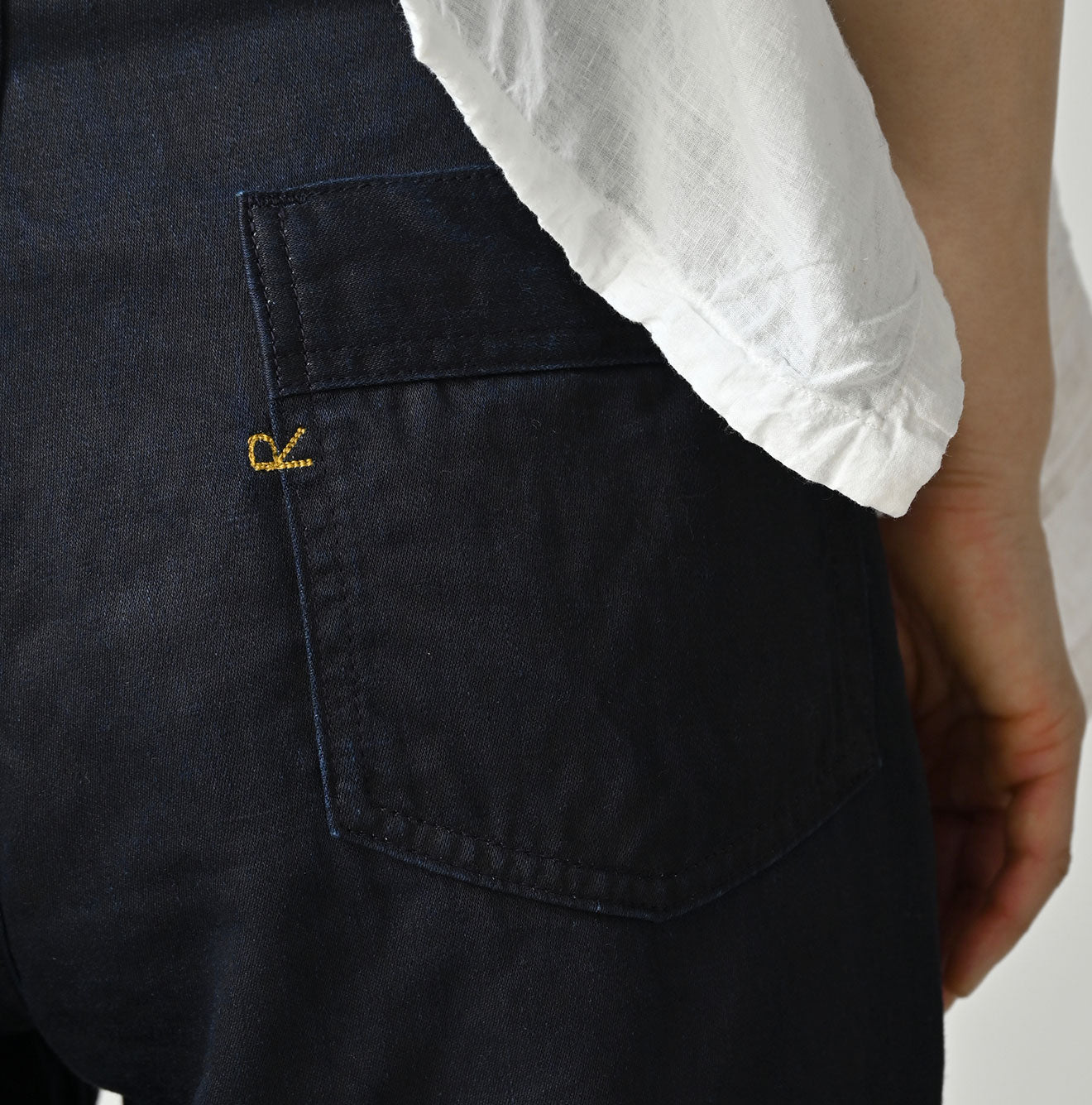 Indigo Linen Sateen Hippie Bachihime - Image 9