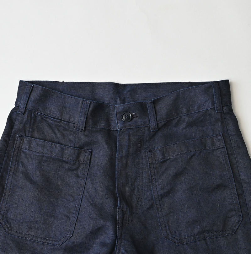 Indigo Linen Sateen Hippie Bachihime - Image 11