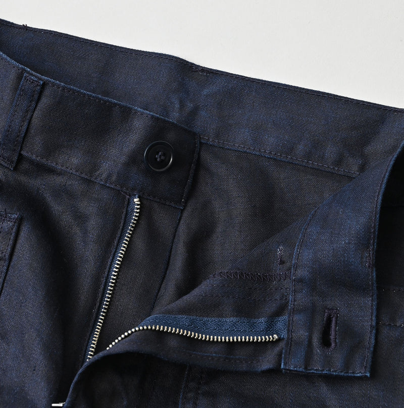 Indigo Linen Sateen Hippie Bachihime - Image 13