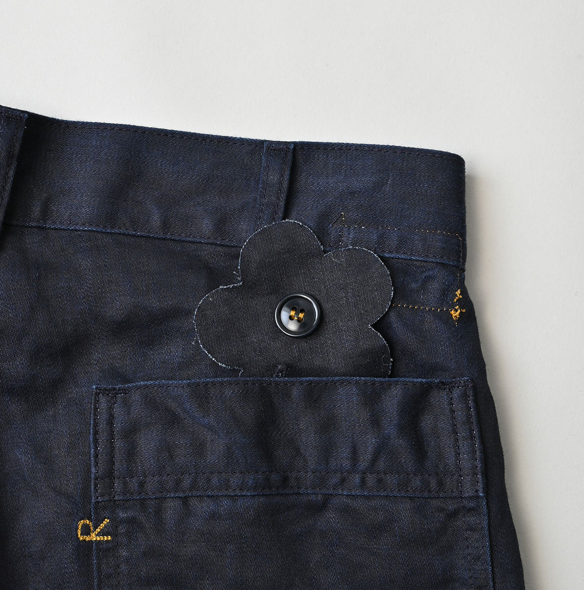 Indigo Linen Sateen Hippie Bachihime