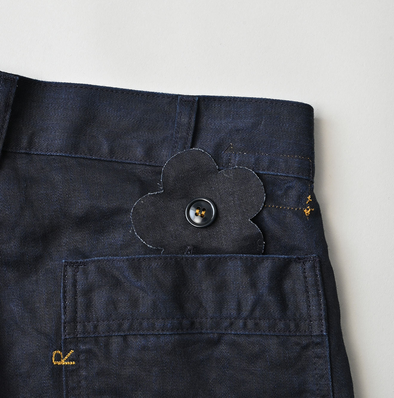 Indigo Linen Sateen Hippie Bachihime