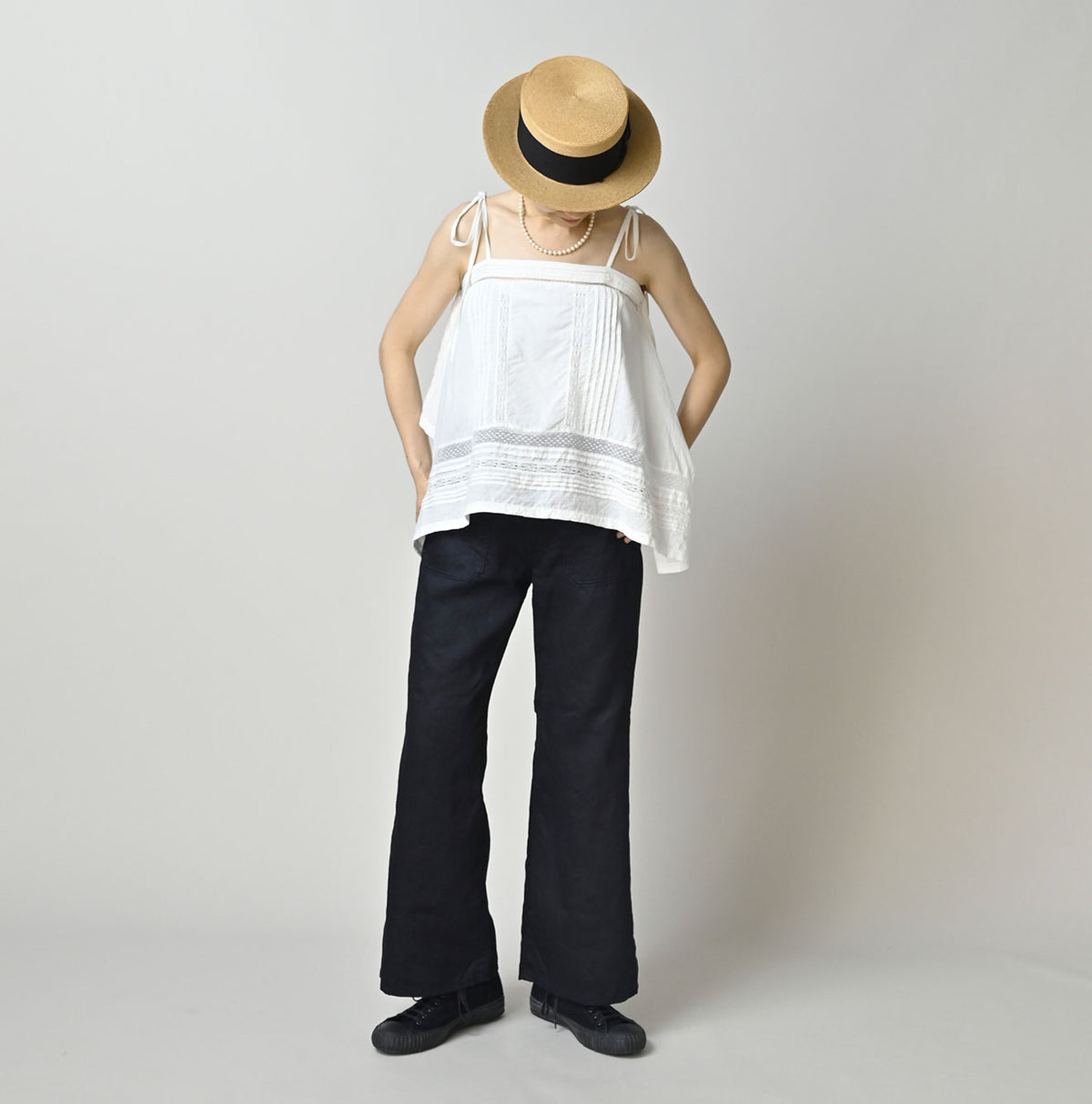 Indigo Linen Sateen Hippie Bachihime