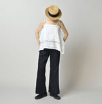 Indigo Linen Sateen Hippie Bachihime