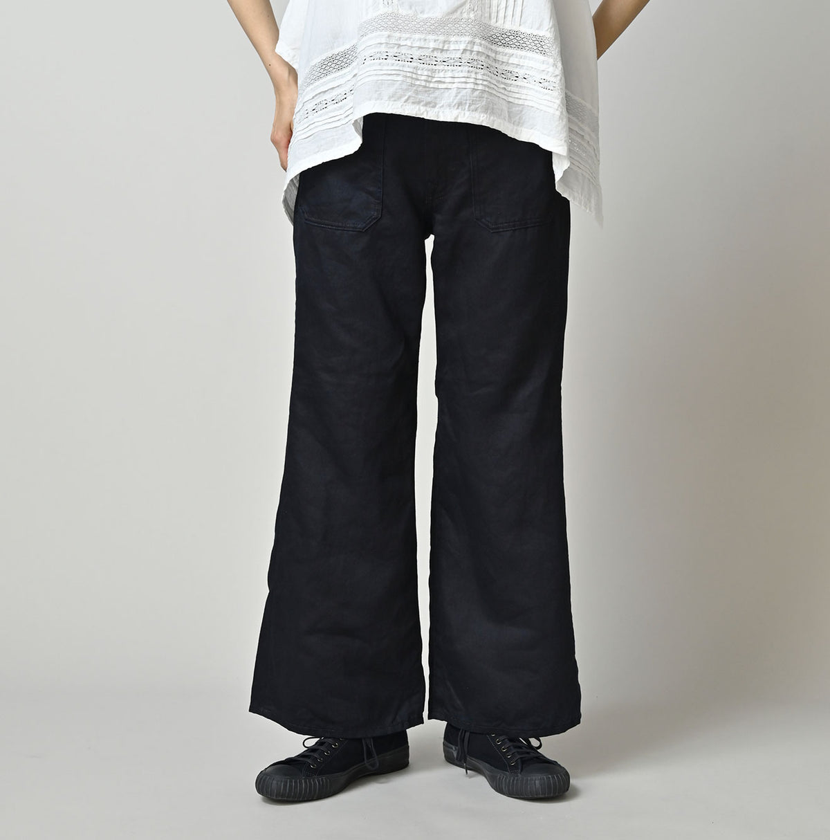 Indigo Linen Sateen Hippie Bachihime