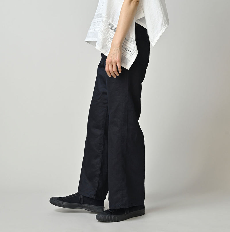 Indigo Linen Sateen Hippie Bachihime - Image 5