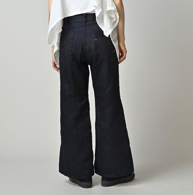 Indigo Linen Sateen Hippie Bachihime - Image 6