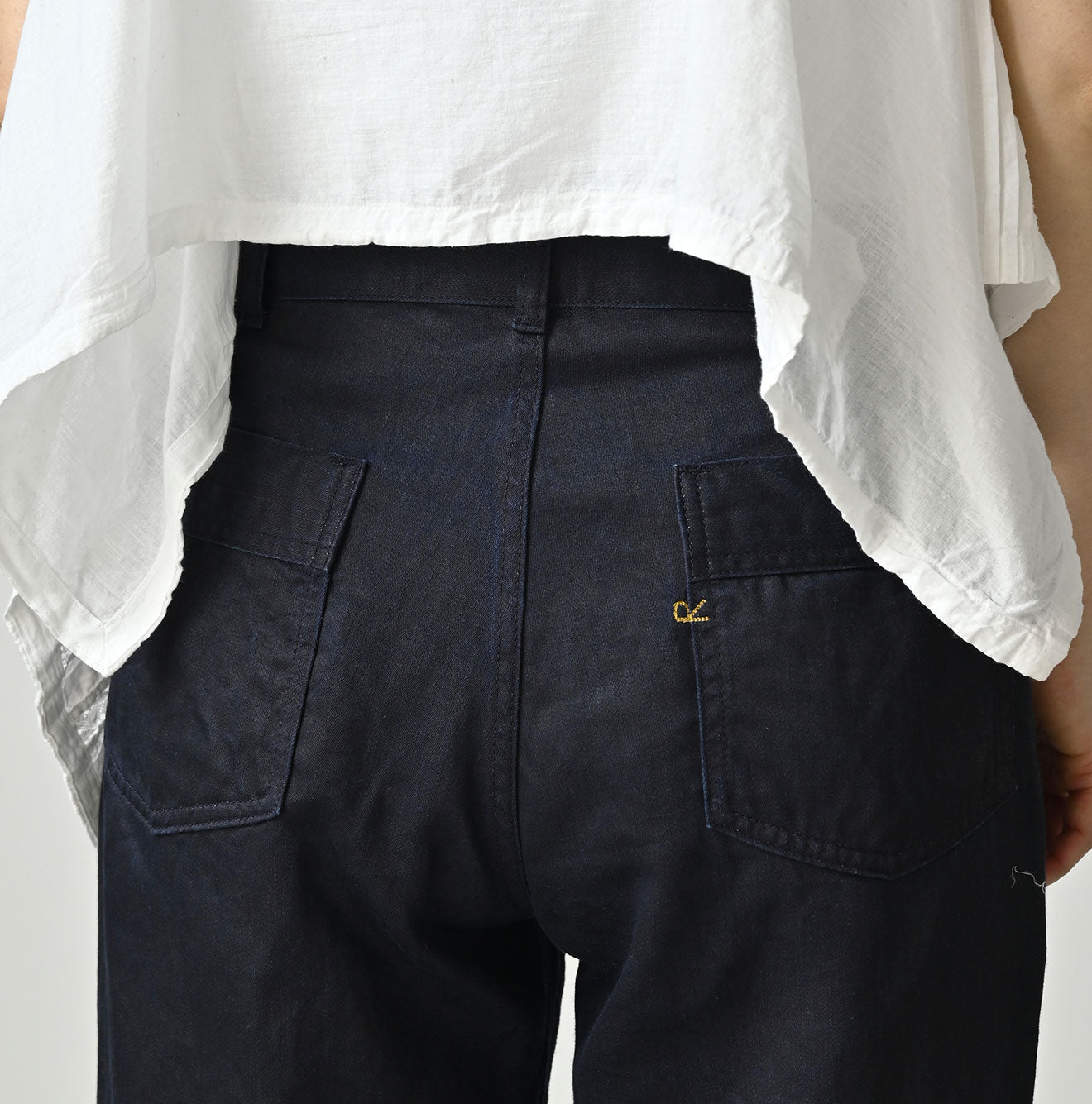 Indigo Linen Sateen Hippie Bachihime - Image 8