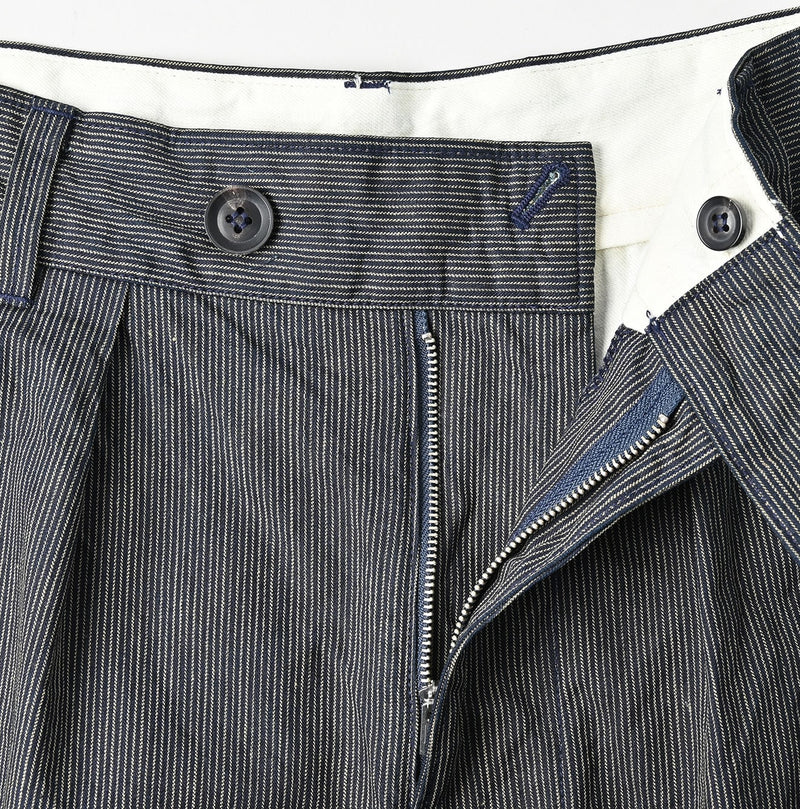 45R Indigo Cook Serge Charlotte Baggy Pants - Image 14