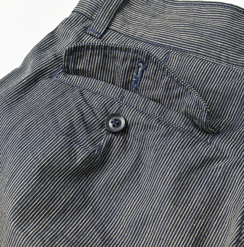 45R Indigo Cook Serge Charlotte Baggy Pants - Image 15