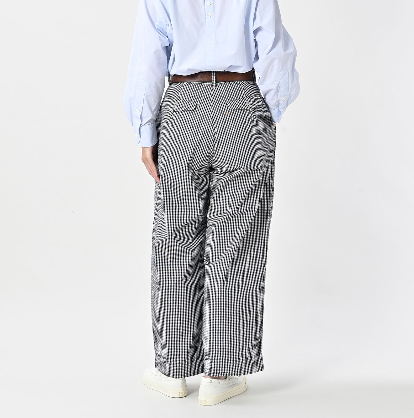 45R Indigo Cook Serge Charlotte Baggy Pants - Image 7