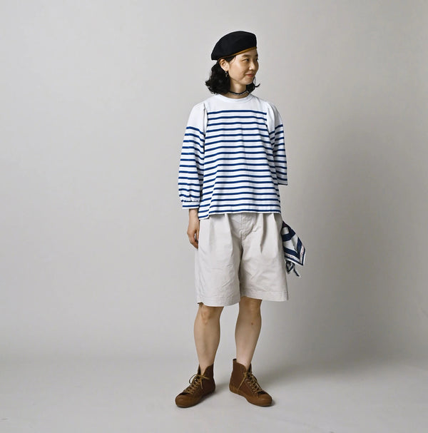 45R Basque Tuck Blouse