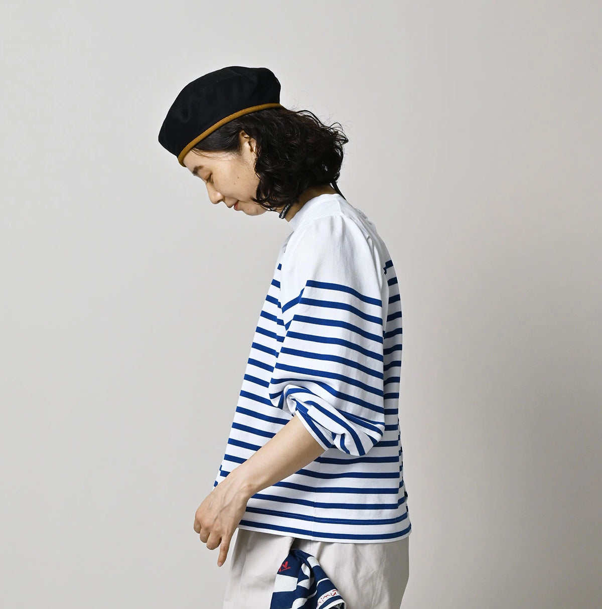 45R Basque Tuck Blouse