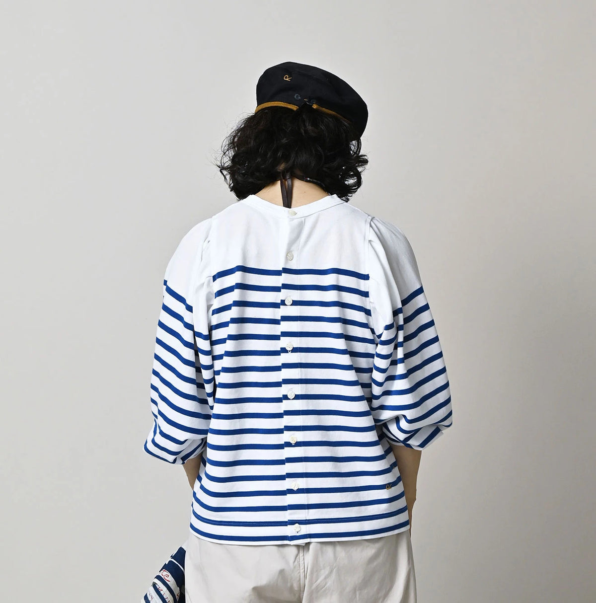 45R Basque Tuck Blouse