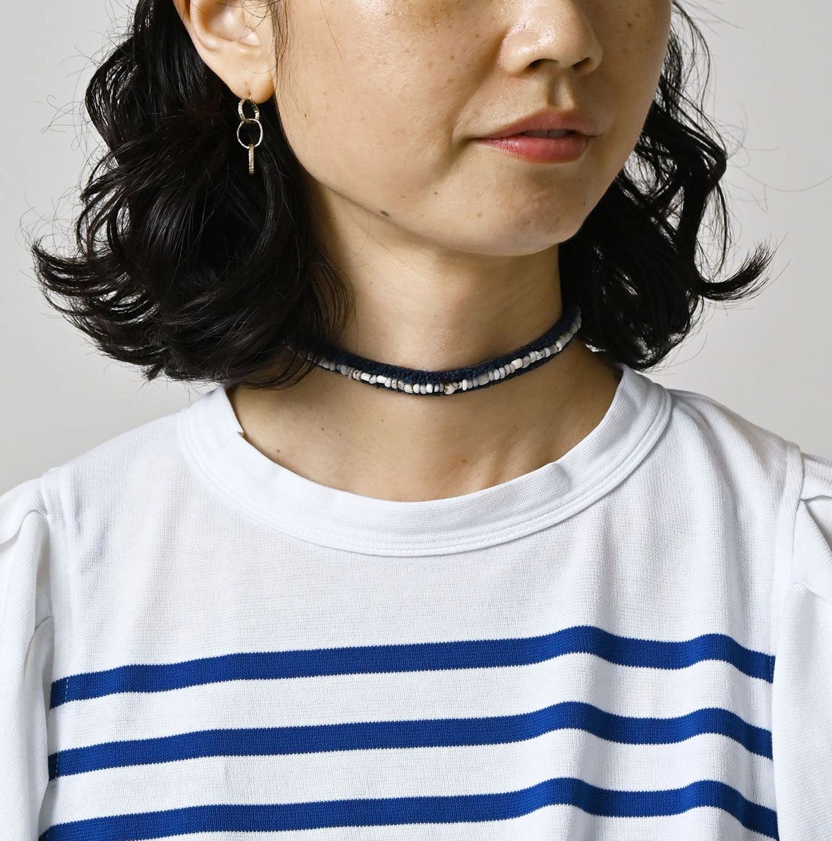 45R Basque Tuck Blouse