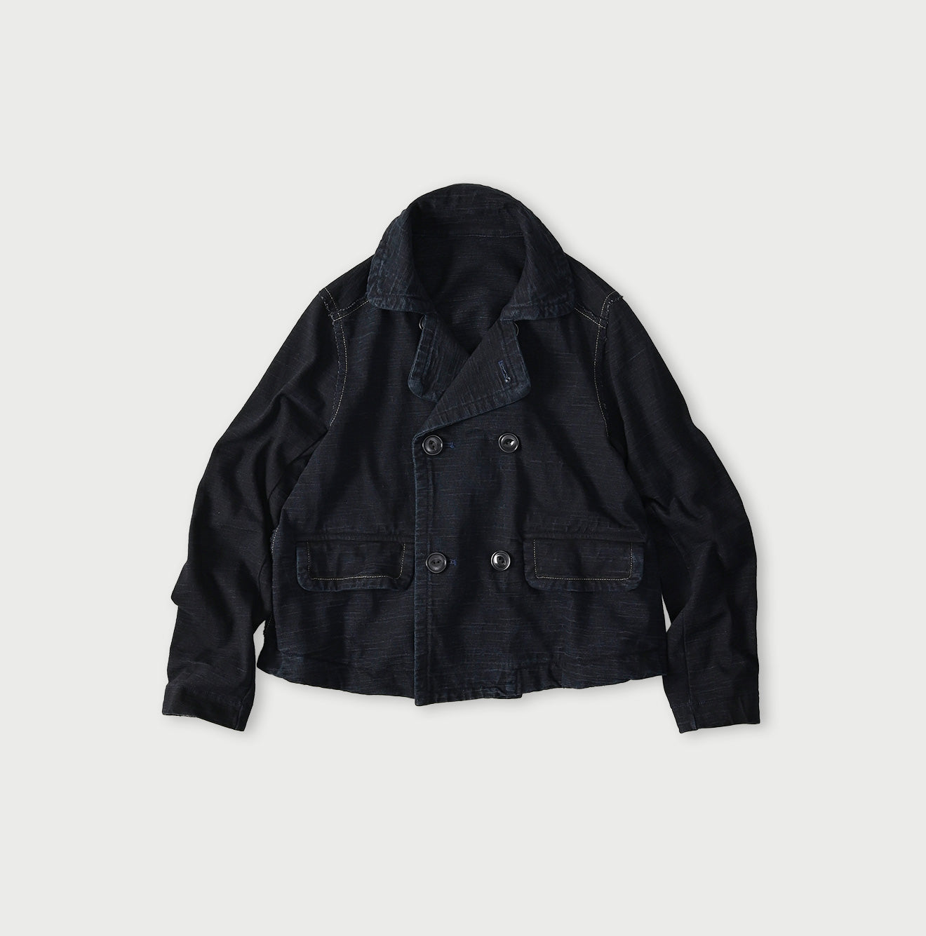 Indigo Dekoboko Tenjiku Annie Double Jacket - Image 1