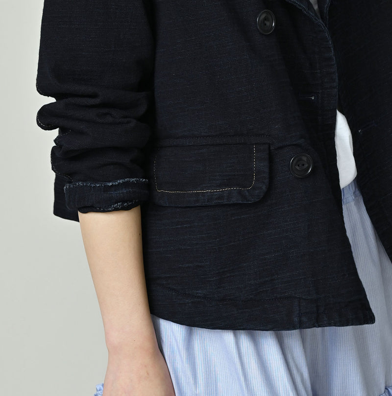 Indigo Dekoboko Tenjiku Annie Double Jacket - Image 8