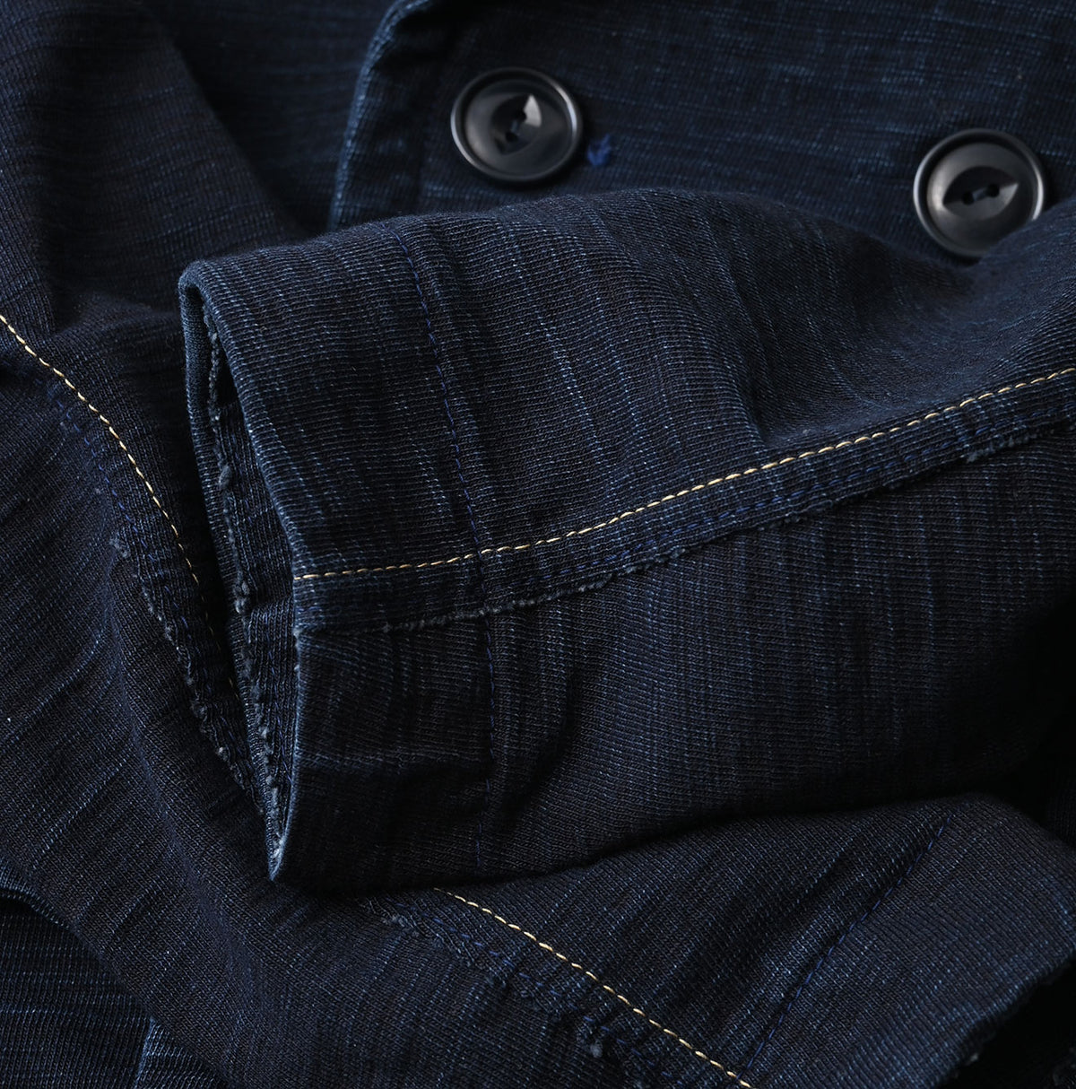 Indigo Dekoboko Tenjiku Annie Double Jacket