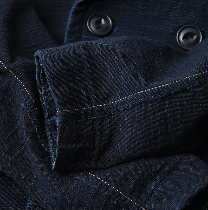 Indigo Dekoboko Tenjiku Annie Double Jacket - Image 18