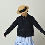 Indigo Dekoboko Tenjiku Annie Double Jacket