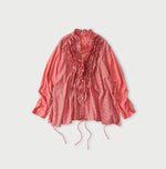 45R Plain Weave x Jersey Frilled Cache-Coeur