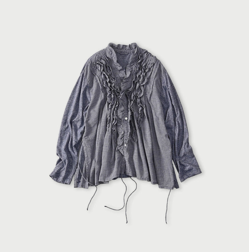 45R Plain Weave x Jersey Frilled Cache-Coeur - Image 2