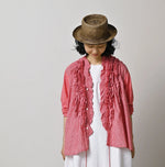 45R Plain Weave x Jersey Frilled Cache-Coeur