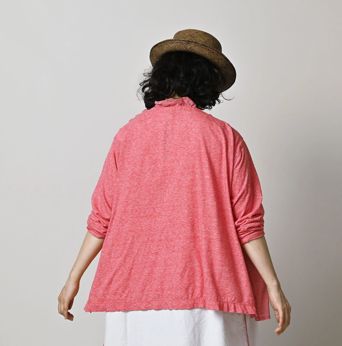 45R Plain Weave x Jersey Frilled Cache-Coeur - Image 6