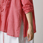 45R Plain Weave x Jersey Frilled Cache-Coeur