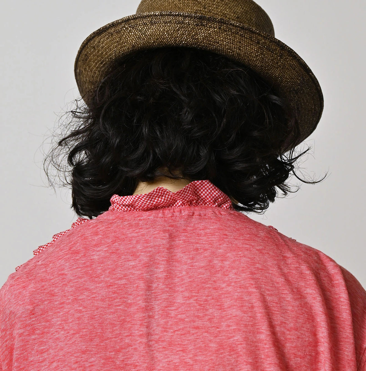 45R Plain Weave x Jersey Frilled Cache-Coeur