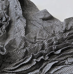 45R Plain Weave x Jersey Frilled Cache-Coeur