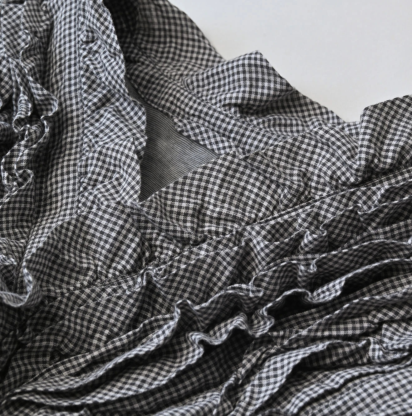 45R Plain Weave x Jersey Frilled Cache-Coeur - Image 16