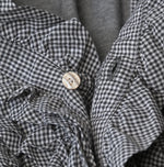 45R Plain Weave x Jersey Frilled Cache-Coeur