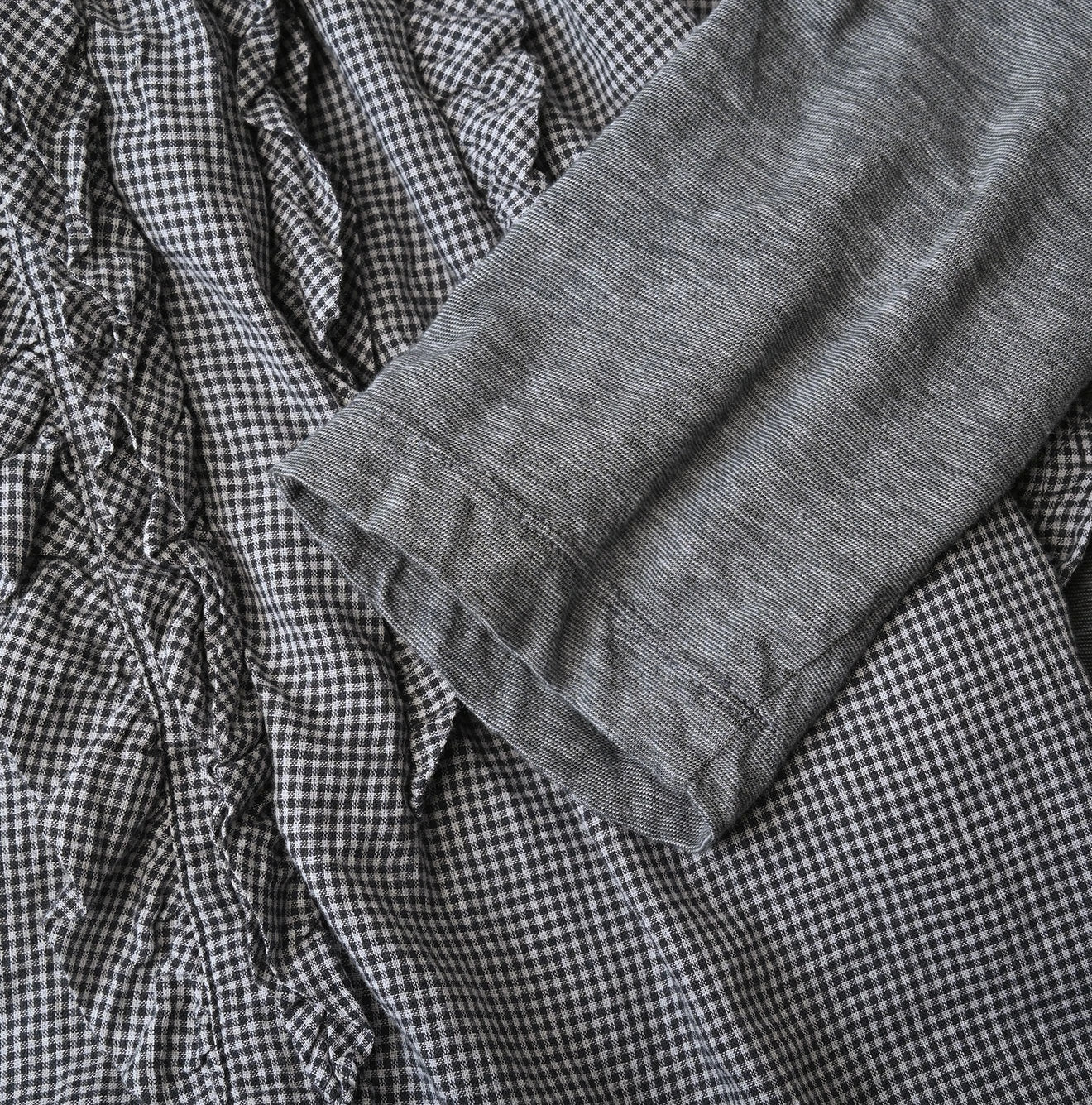 45R Plain Weave x Jersey Frilled Cache-Coeur - Image 18