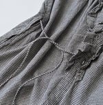 45R Plain Weave x Jersey Frilled Cache-Coeur
