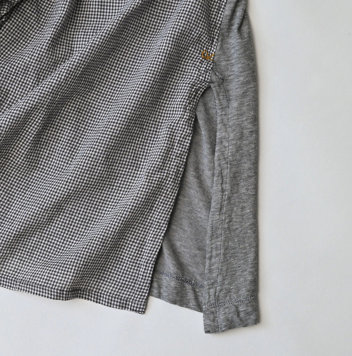 45R Plain Weave x Jersey Frilled Cache-Coeur