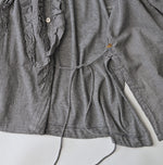 45R Plain Weave x Jersey Frilled Cache-Coeur