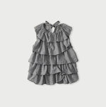 45R Plain Weave x Jersey Frilled Camisole