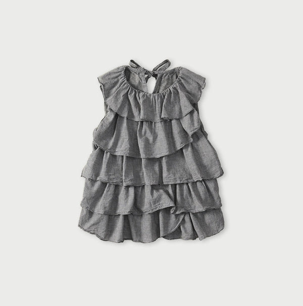 45R Plain Weave x Jersey Frilled Camisole