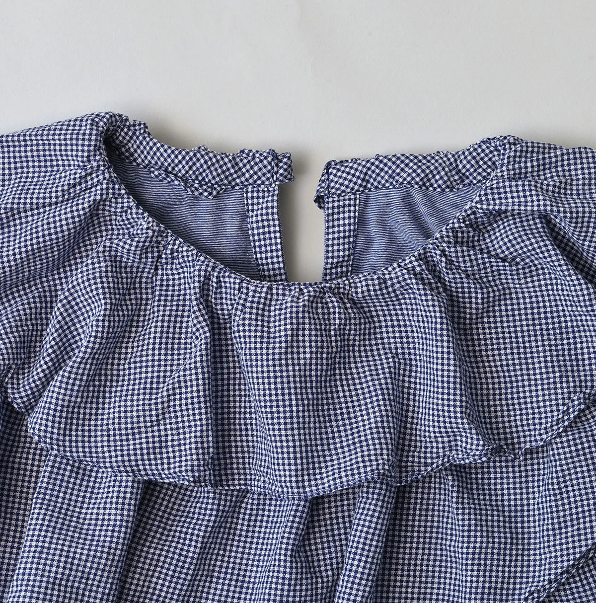 45R Plain Weave x Jersey Frilled Camisole