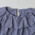 45R Plain Weave x Jersey Frilled Camisole